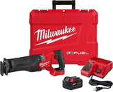 Milwaukee 2821-21 Reciprocating Saw, Battery Included, 18 V, 5 Ah, 1-1/4 in L Stroke, 0 to 3000 spm